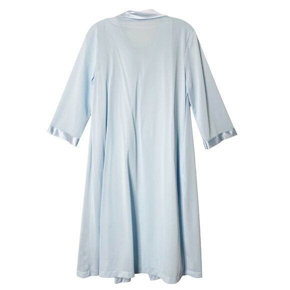 Vintage Vanity Fair Baby Blue Nightgown and Robe Set Women’s Size Small - Picture 3 of 8